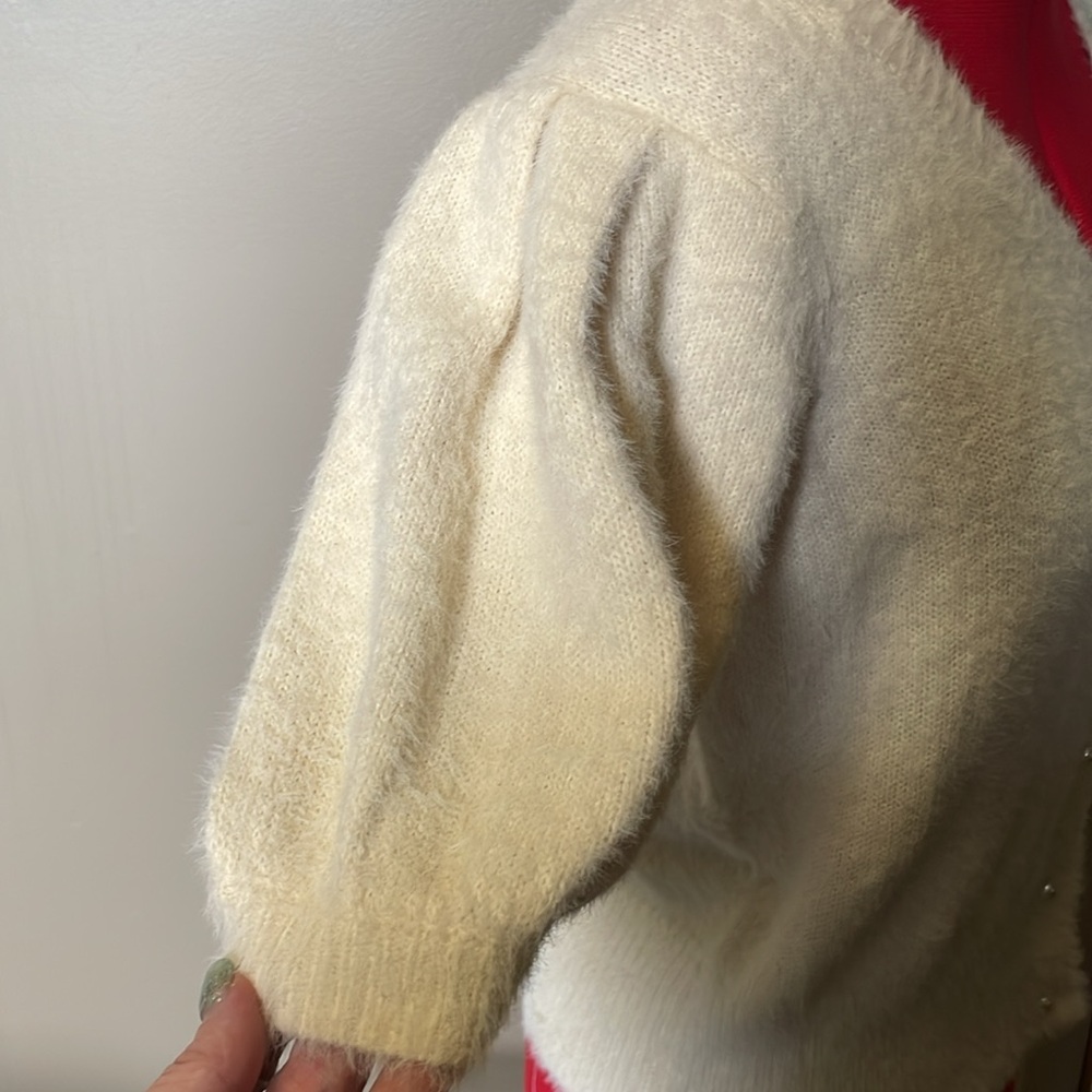 Anthropologie x ASTR the Label, Alba puff sleeve cardigan - Picture 6 of 11